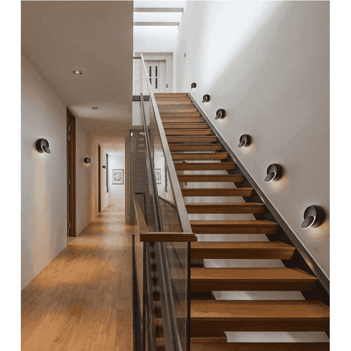 Lampes rotatives - Applique murale LED ronde moderne