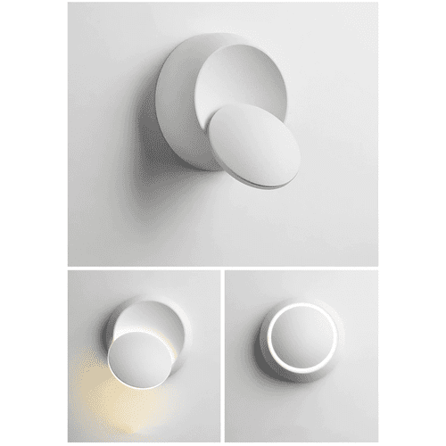 Lampes rotatives - Applique murale LED ronde moderne
