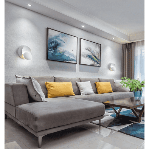 Lampes rotatives - Applique murale LED ronde moderne