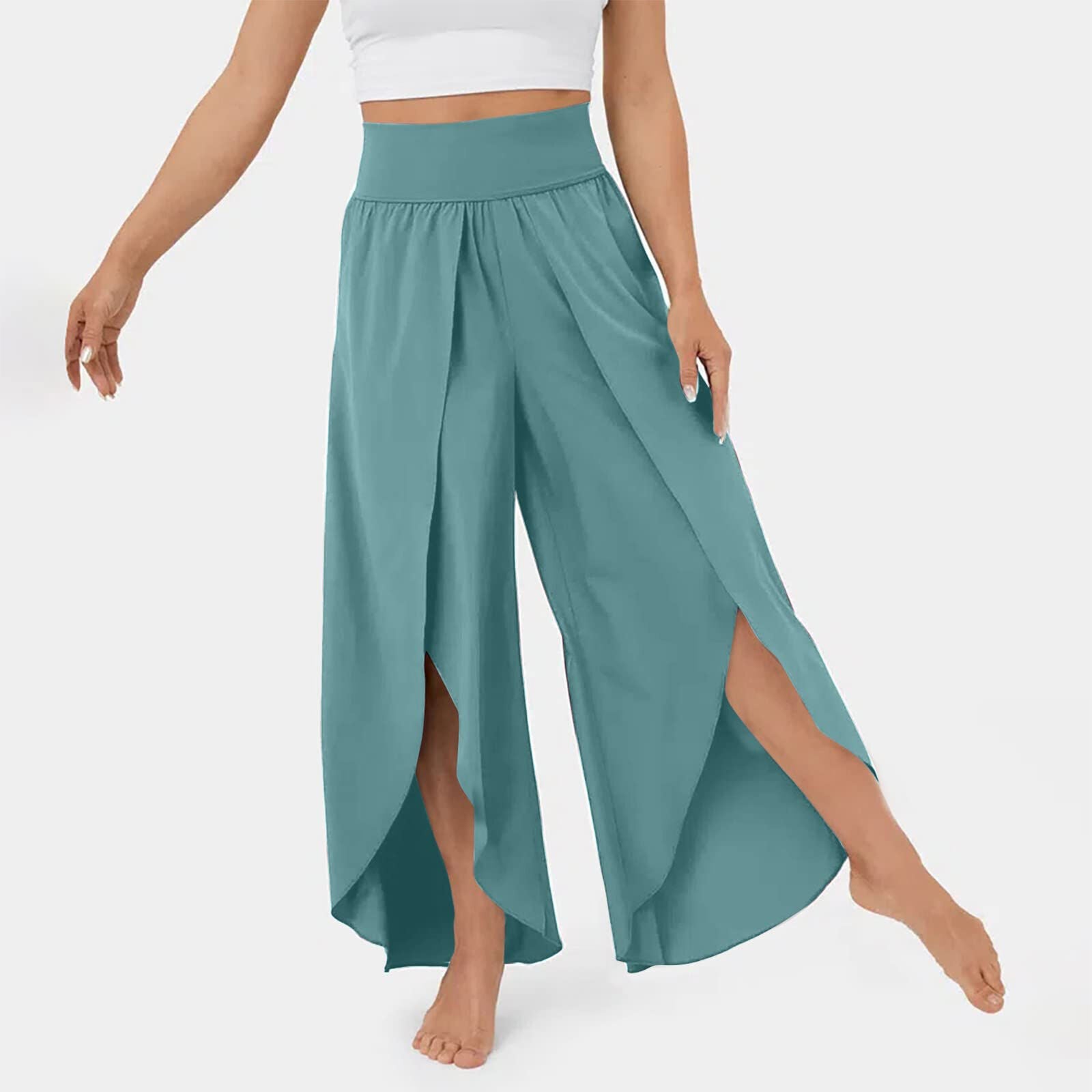 Ellie | Pantalons fluides taille haute pour femmes