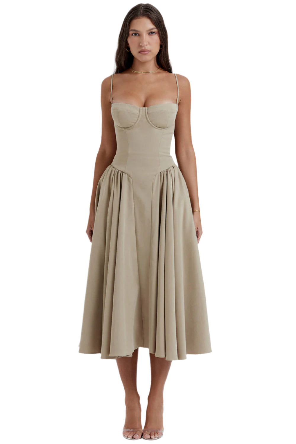 Élodie - Robe midi raffinée