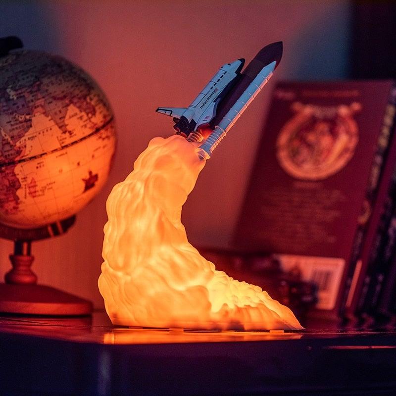 AstroGlow Lampe de Chevet LED Futuriste – Éclairage Doux et Ambiance