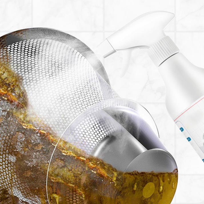 GlansRen Spray de Cuisine Tout-En-Un – Éliminateur de Graisse Efficace pour le Nettoyage de Cuisine