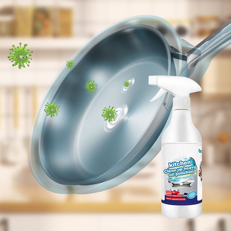 GlansRen Spray de Cuisine Tout-En-Un – Éliminateur de Graisse Efficace pour le Nettoyage de Cuisine