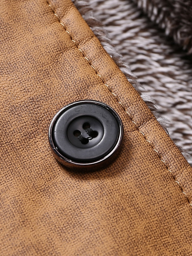 Maxwell - Veste en polaire doublée avec boutons