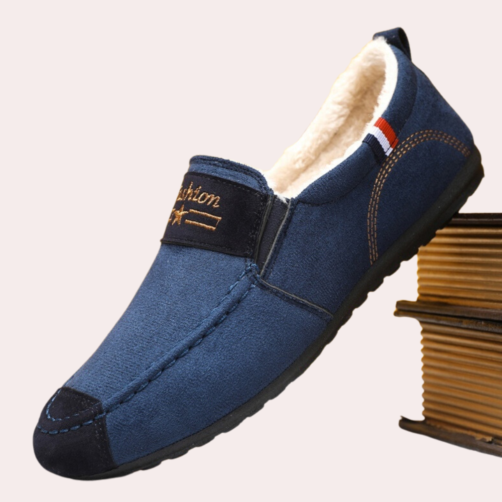 Steven - Mocassins confortables doublés polaire pour homme