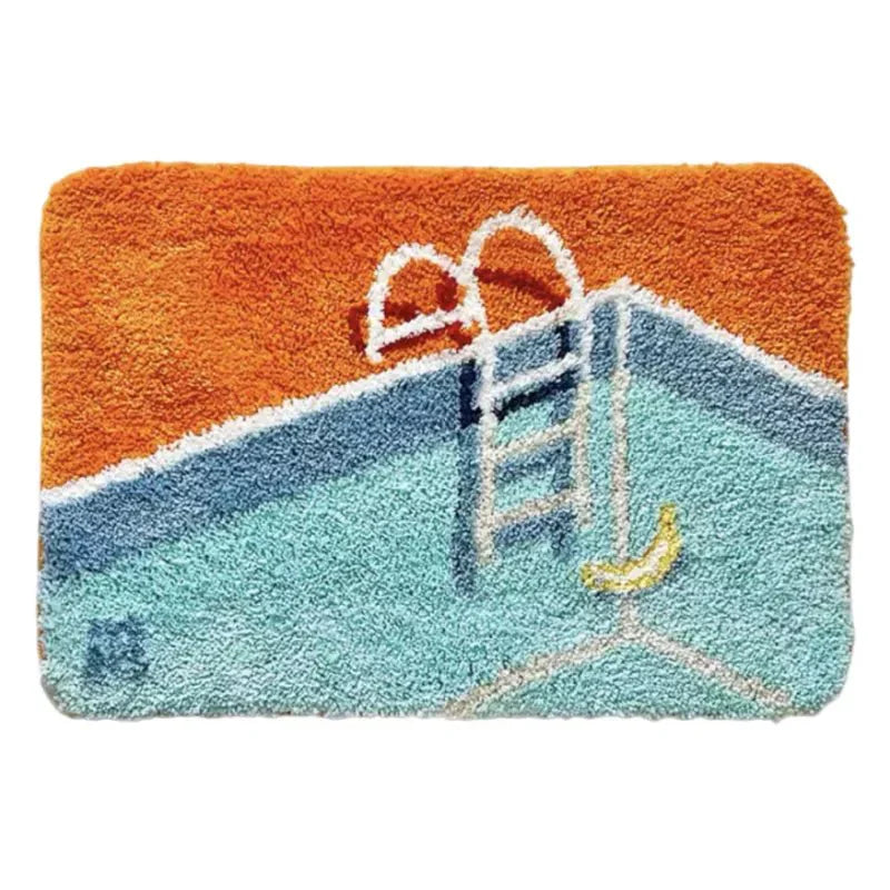 AquaLuxe Tapis de Bain Élégant et Fonctionnel – Design Stylé