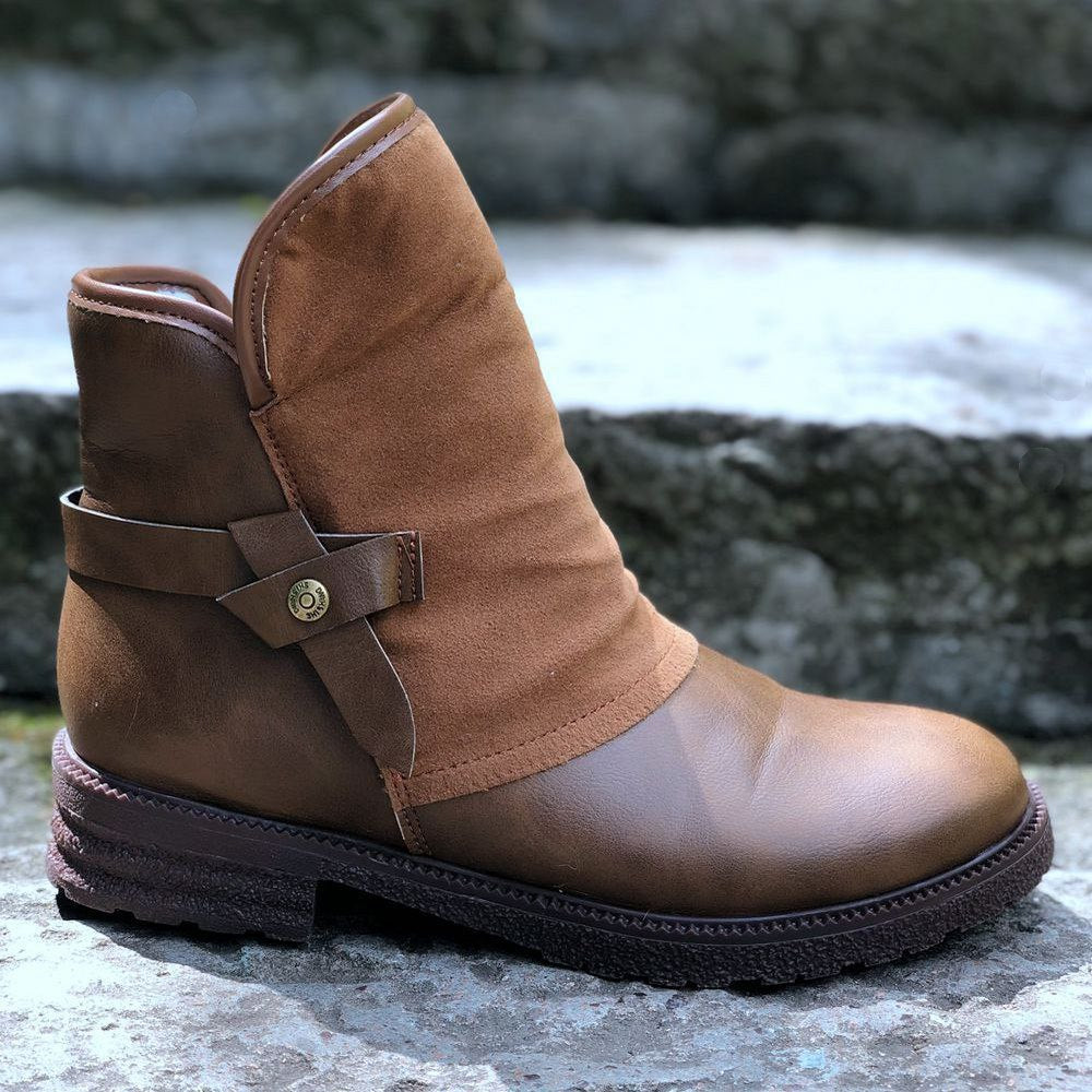 Dianne - Bottes à semelles antidérapantes doublées en polaire