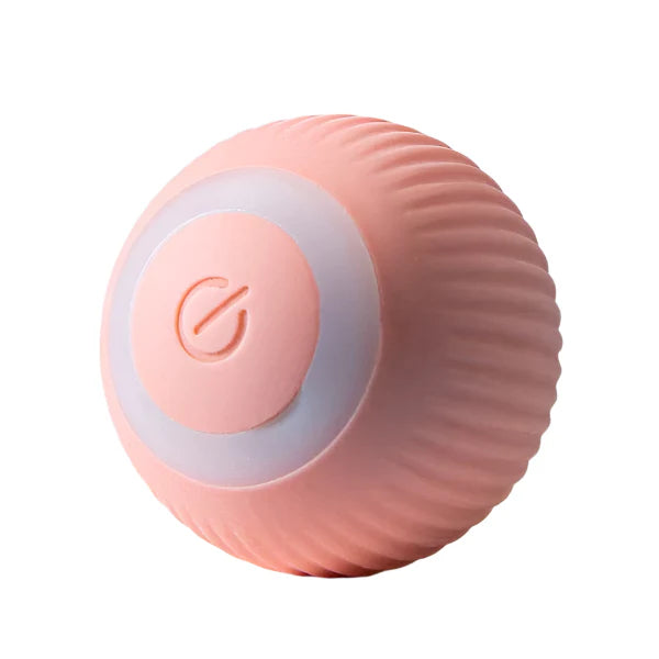 WhiskerWhirl - Jouet électronique interactif en forme de boule roulante pour chat