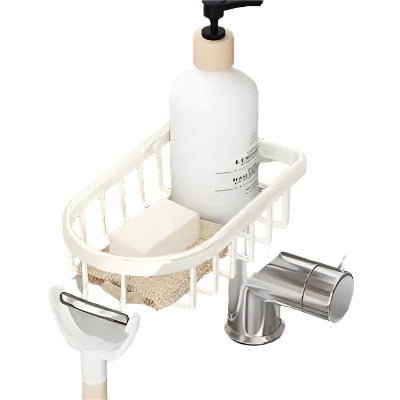 SinkMate - Organisateur de lavabo avec éponge et savon