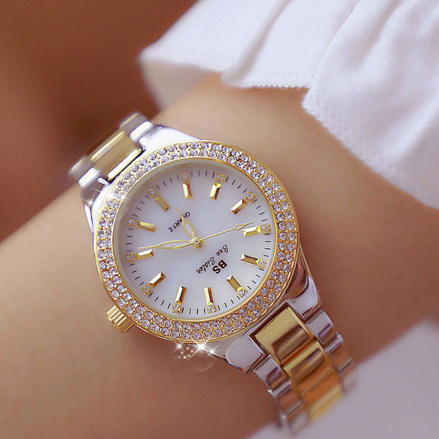 Anne – Montre Femme Chic – Bracelet Mode avec Strass