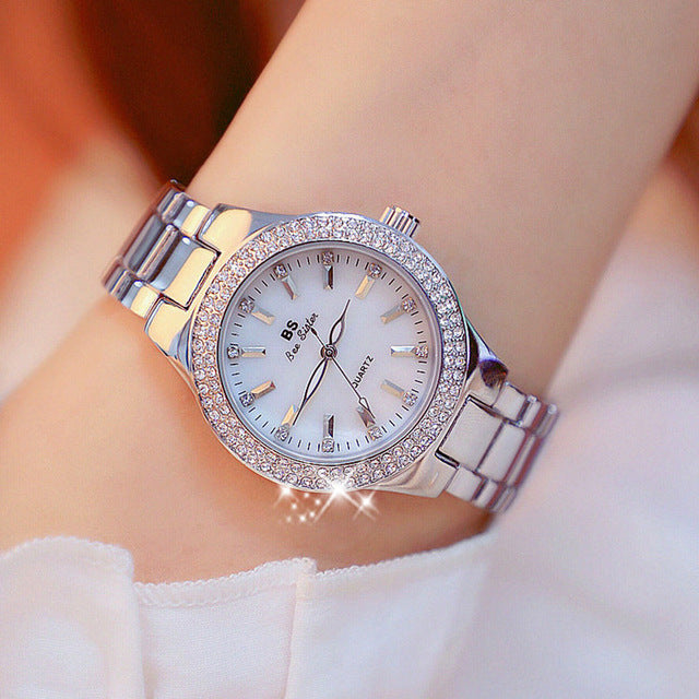Anne – Montre Femme Chic – Bracelet Mode avec Strass