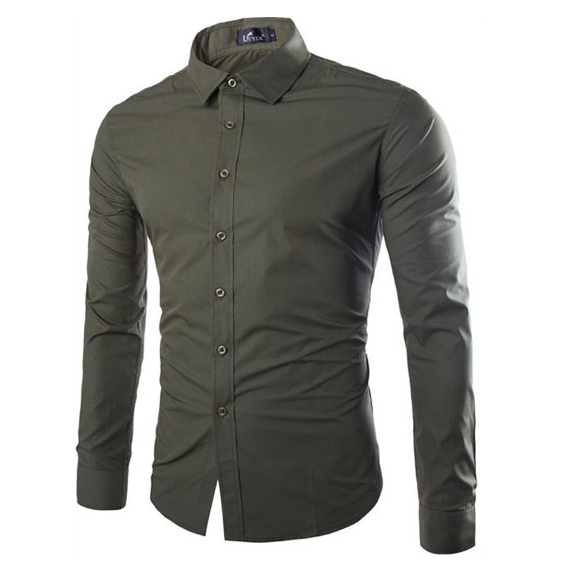 Chemise à manches longues Oscar avec fermeture à boutons