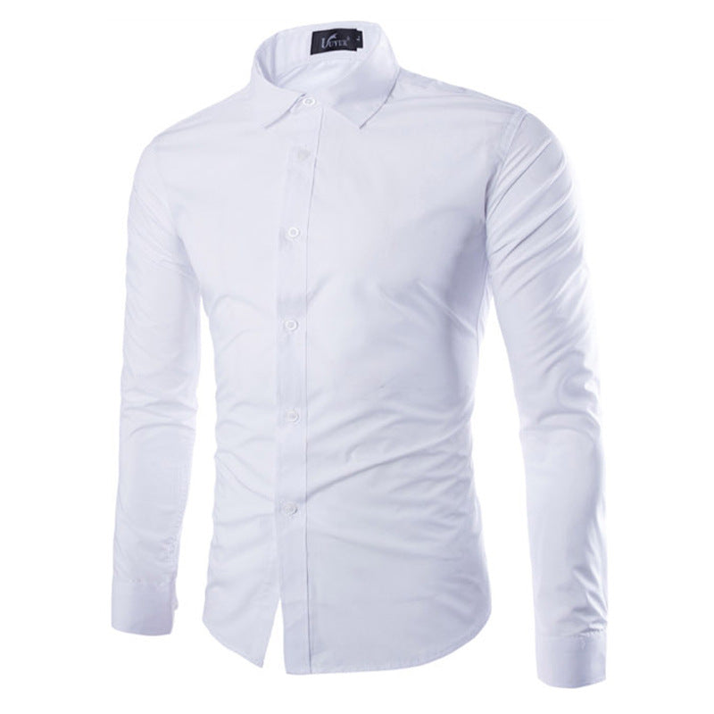 Chemise à manches longues Oscar avec fermeture à boutons