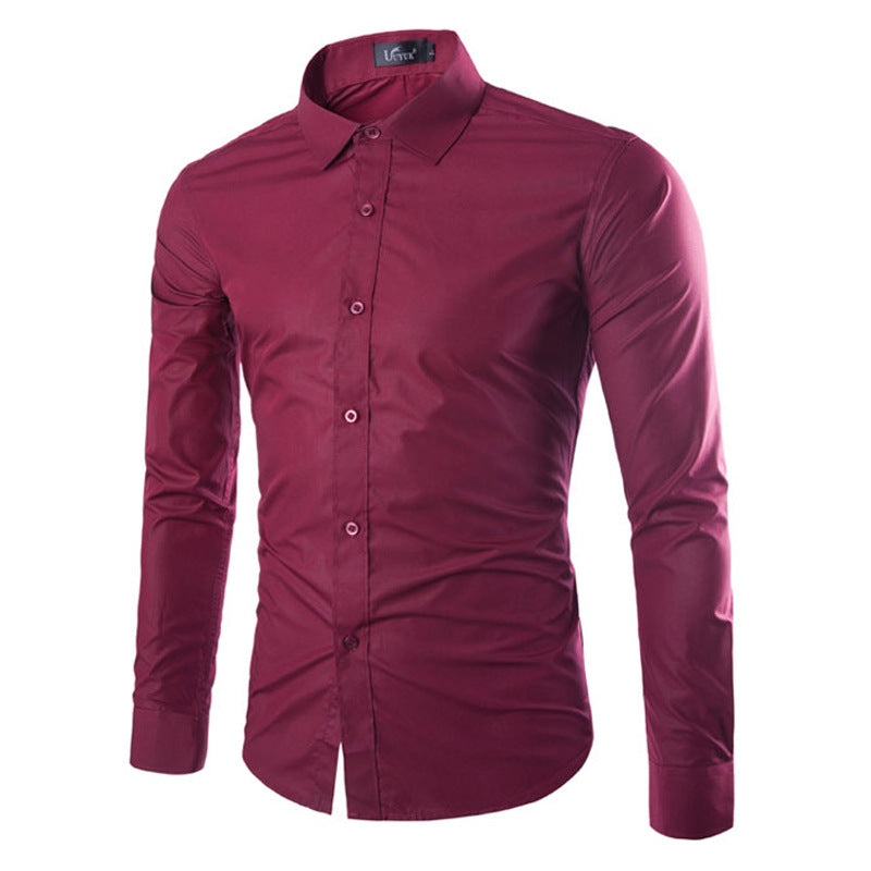 Chemise à manches longues Oscar avec fermeture à boutons