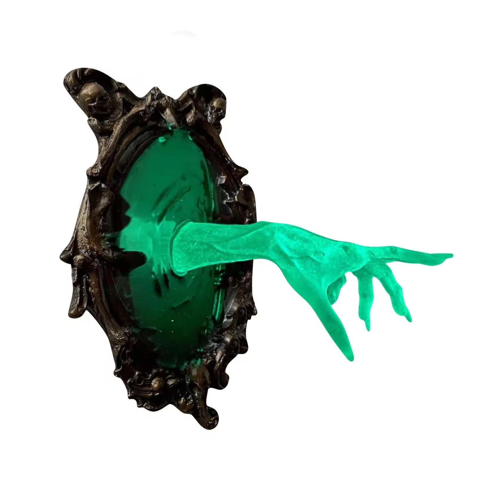 WraithClutch – Décoration de baguette avec main fantôme pour la décoration d'Halloween