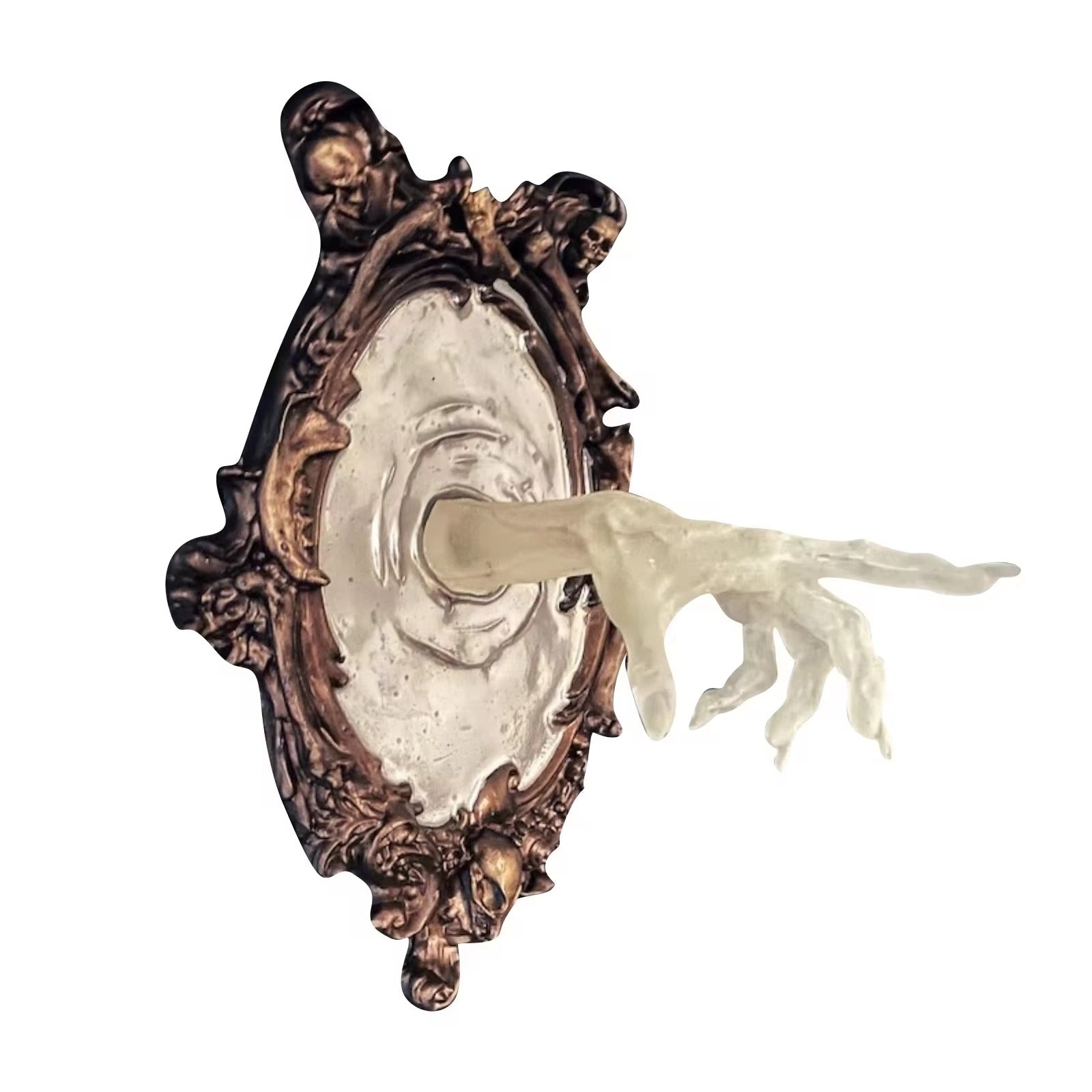 WraithClutch – Décoration de baguette avec main fantôme pour la décoration d'Halloween