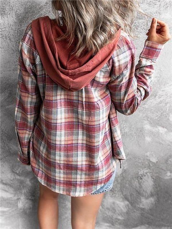Tendance d'automne® - Pull à capuche inspiré de Layla avec boutons