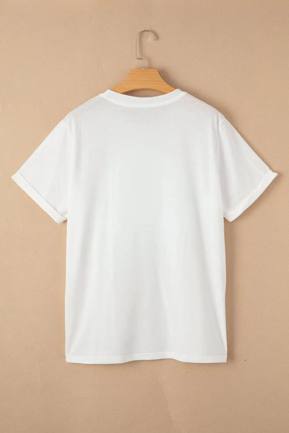 T-shirt graphique blanc avec nœud léopard