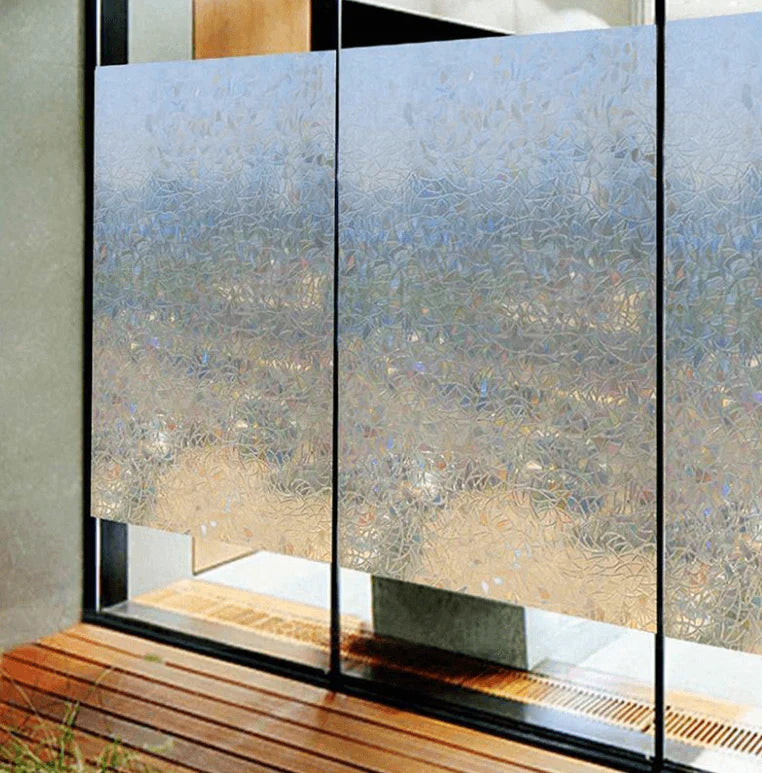 CrystalView - Film de confidentialité pour fenêtre arc-en-ciel