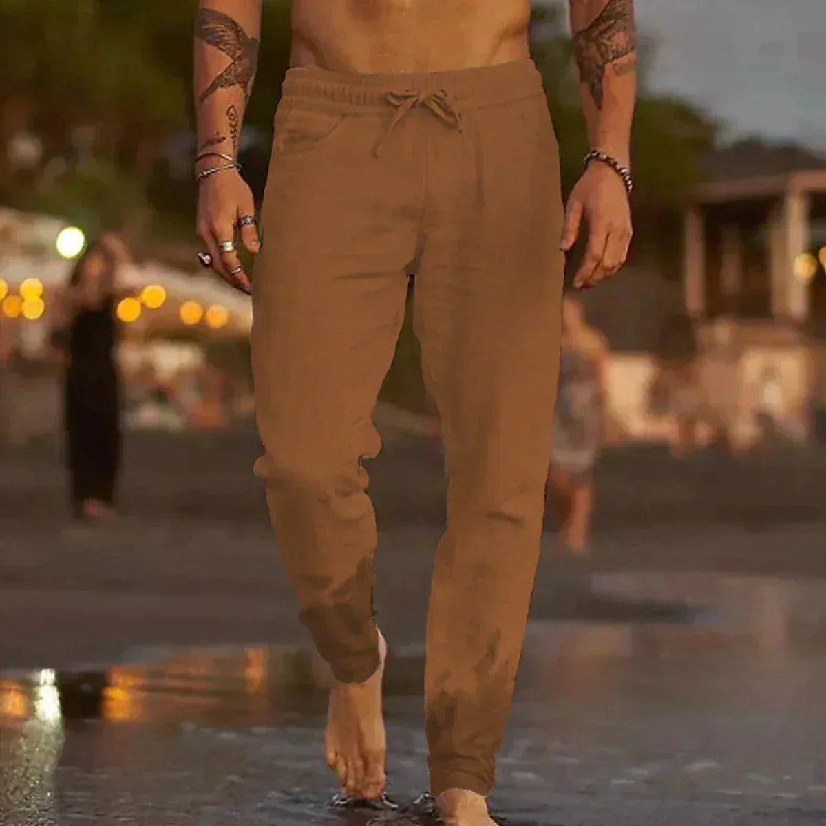 Emil - Pantalons en lin pour hommes