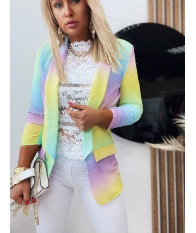 Blazer batik chic