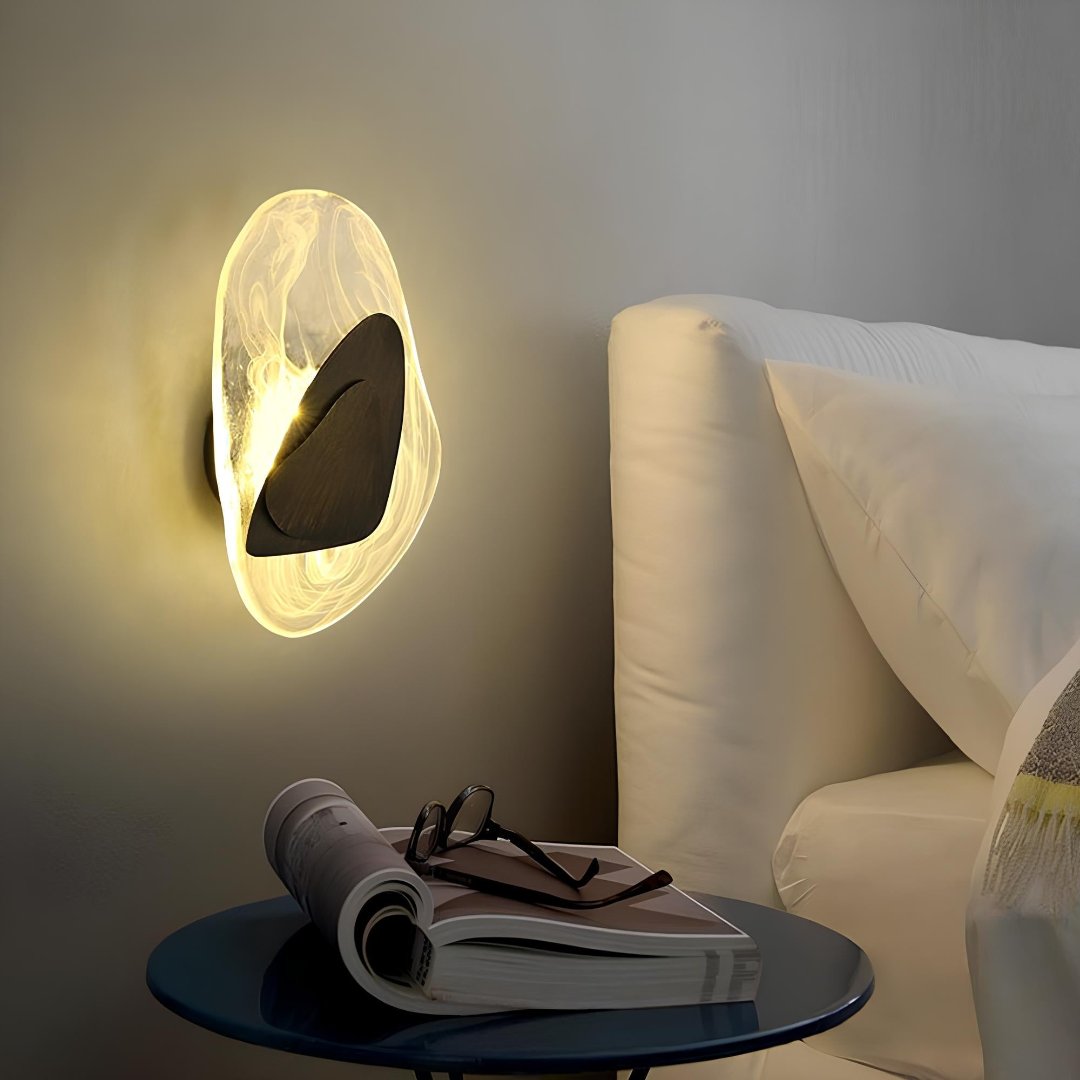 GlitzaLume Élégante Lampe Murale Krystal – Éclairage Exclusif avec Touche Luxueuse