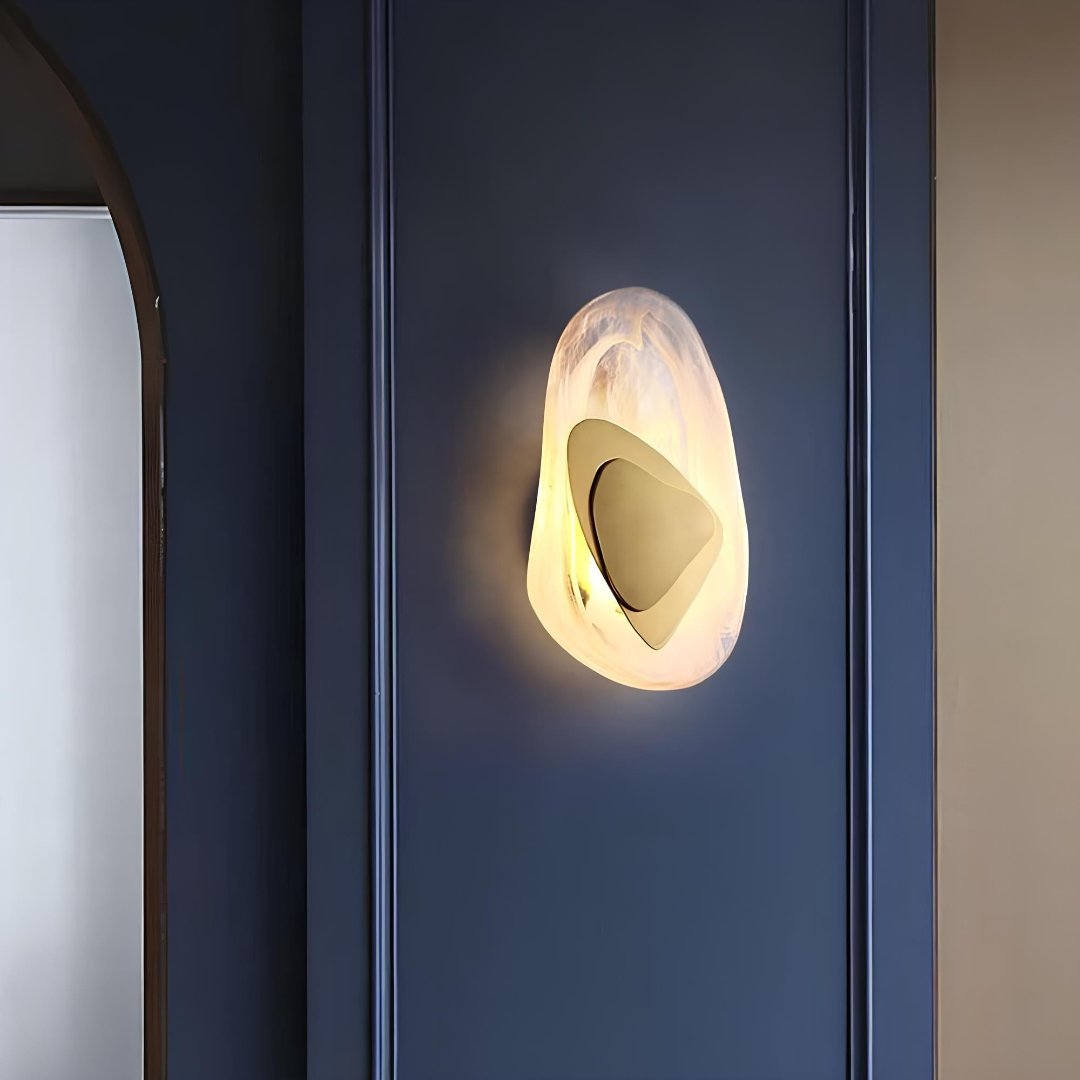 GlitzaLume Élégante Lampe Murale Krystal – Éclairage Exclusif avec Touche Luxueuse