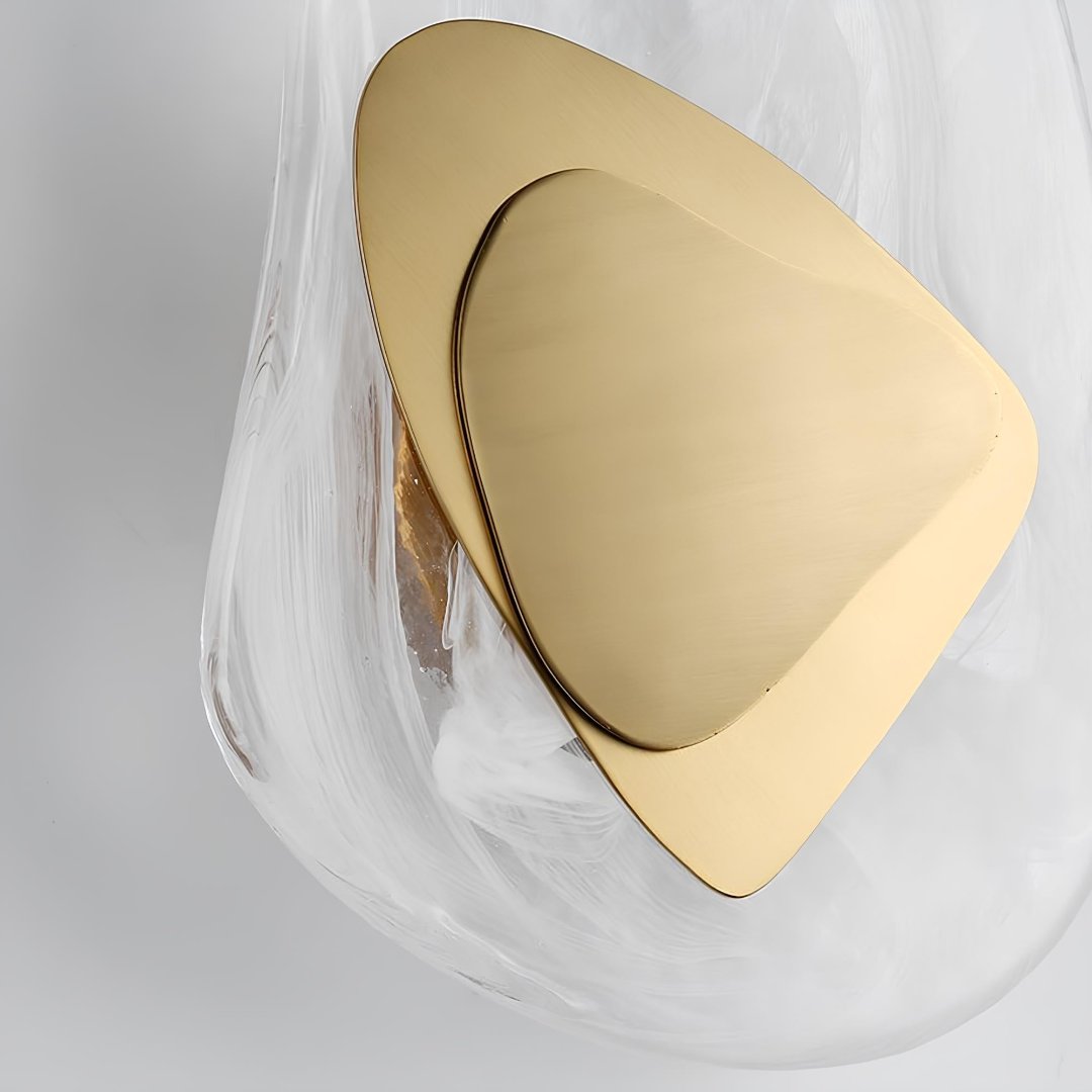 GlitzaLume Élégante Lampe Murale Krystal – Éclairage Exclusif avec Touche Luxueuse