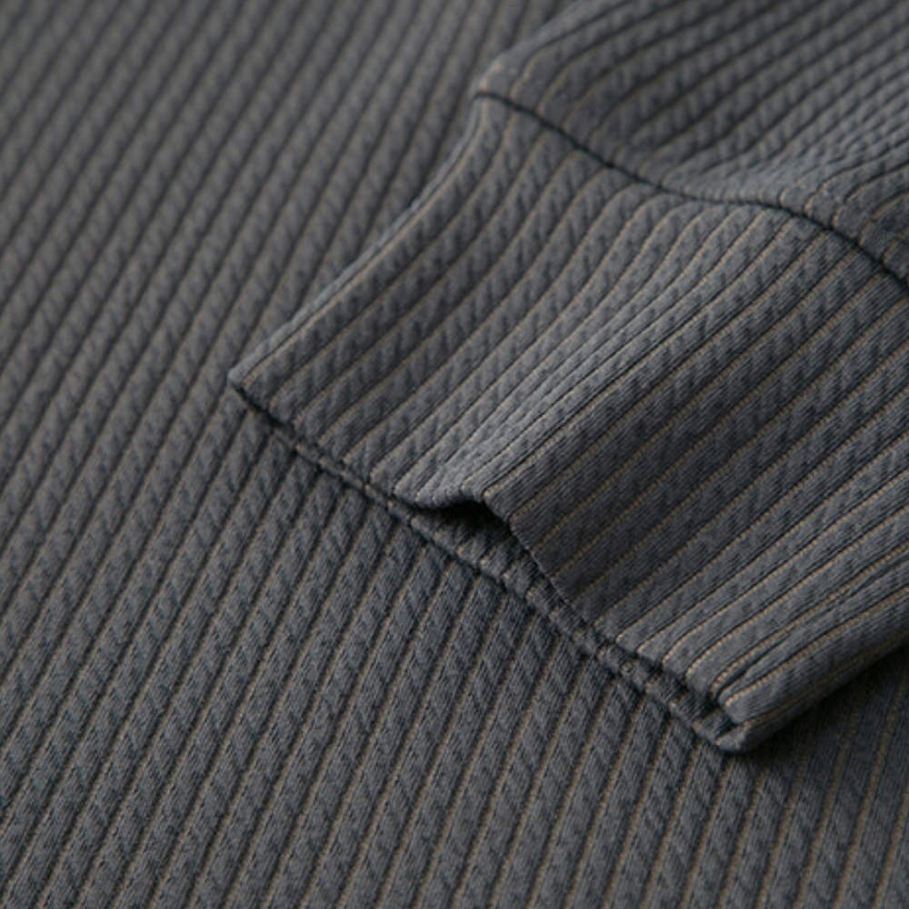 Pull slim à fermeture éclair carrée confortable et élégant pour homme Martin