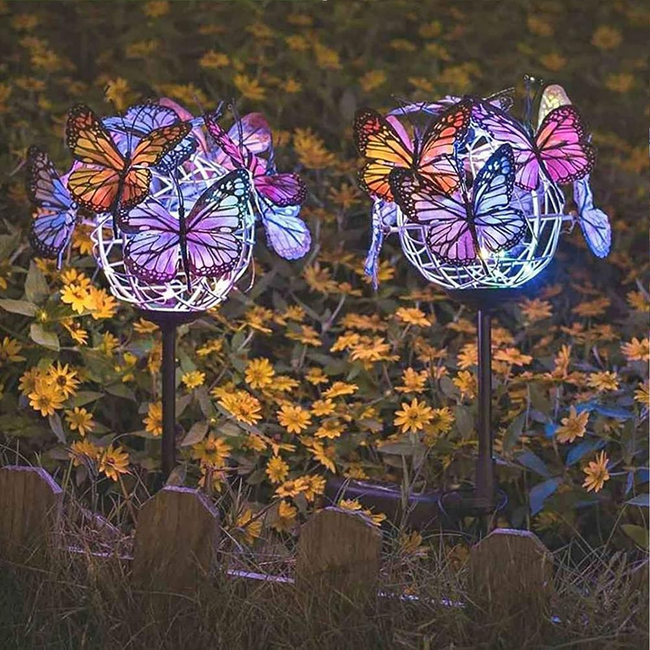 LumaFlare - Lampes solaires en forme de papillon