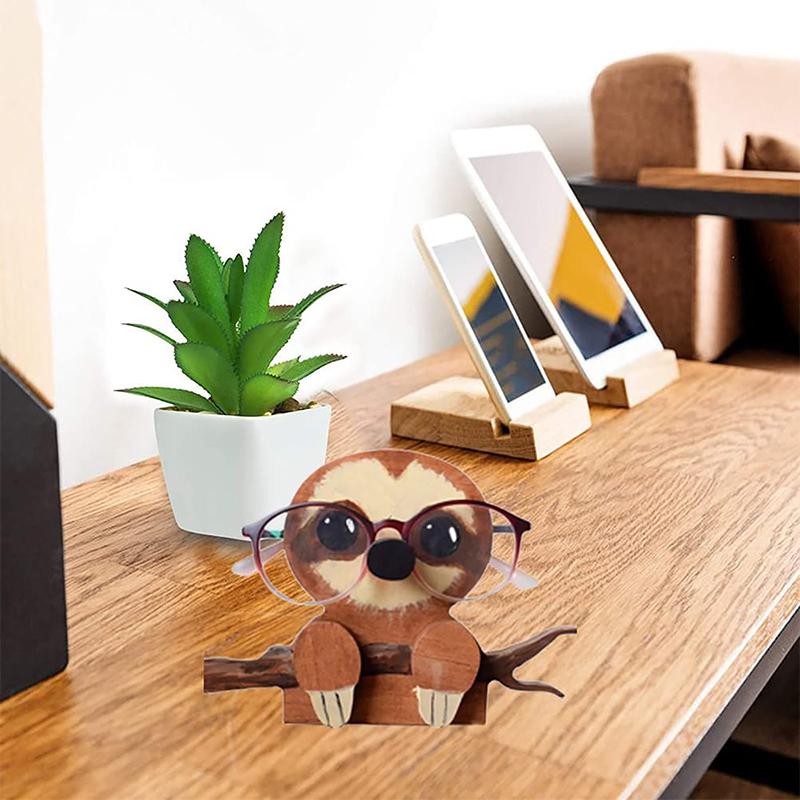 CritterHold Porte-lunettes en forme d'animaux - Rangement amusant et pratique