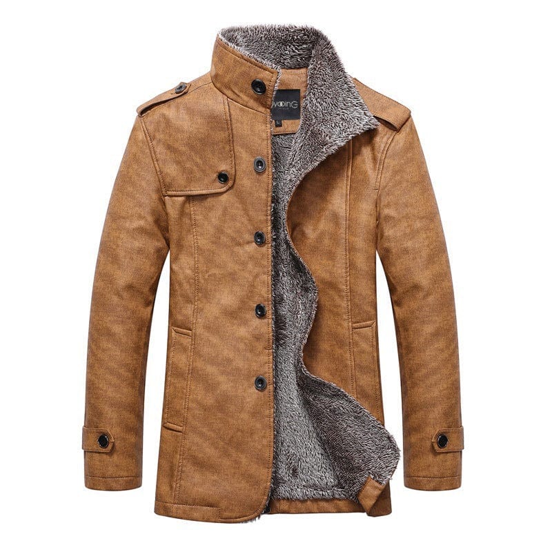 Veste en cuir synthétique pour homme William Winter