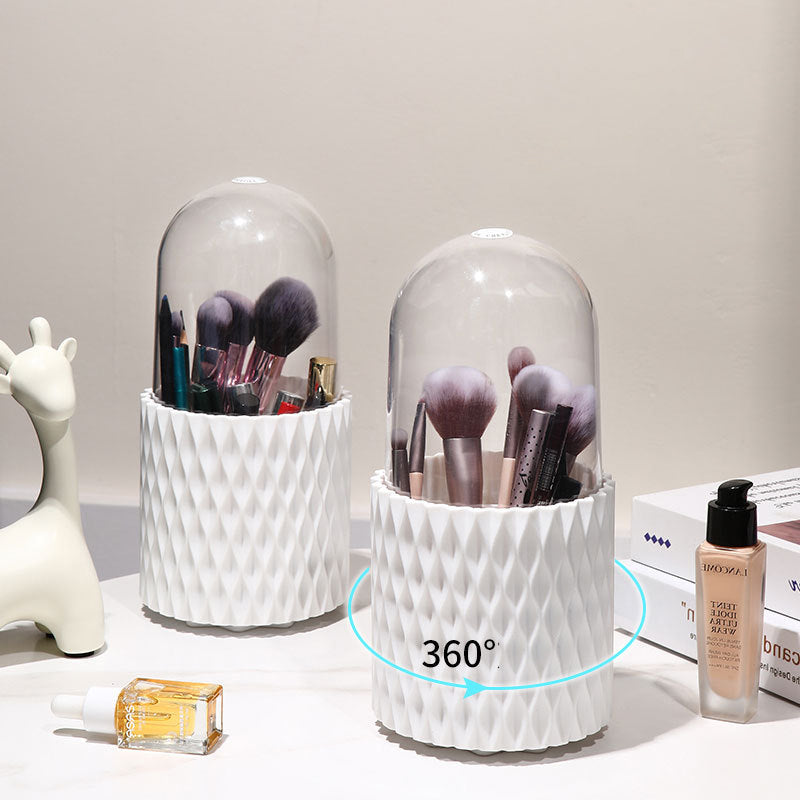 GlamSpin - Brosse de maquillage rotative et organisateur cosmétique