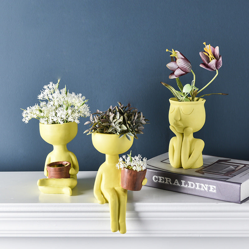 MiniLeaf Pot de Succulente en Céramique – Jolie Petite Jardinière
