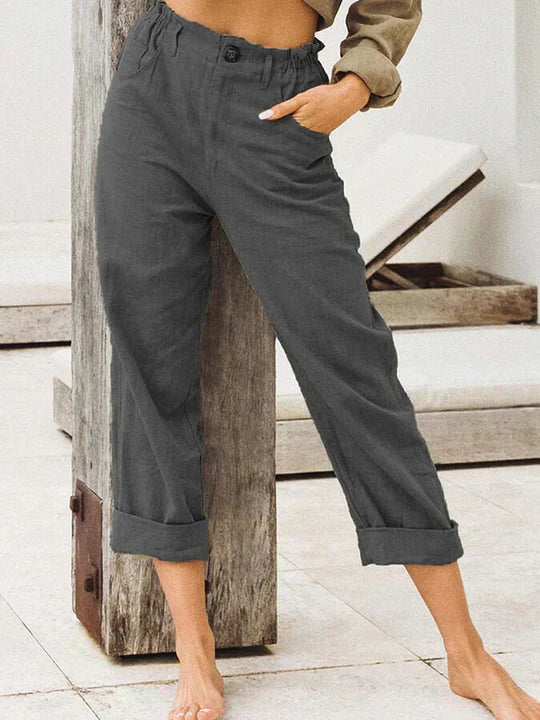 Lovise - Élégance sans effort et pantalons culottes taille haute confortables