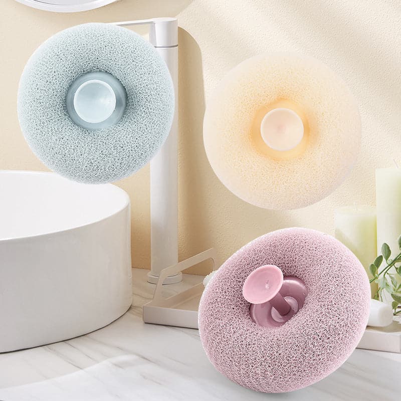 Éponge de bain en forme de fleur FloraGlow – Exfoliante et stimulante pour les soins de la peau
