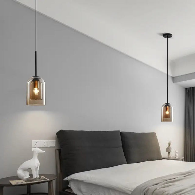 NordicFusion - Pendeurs en verre double pour une décoration élégante