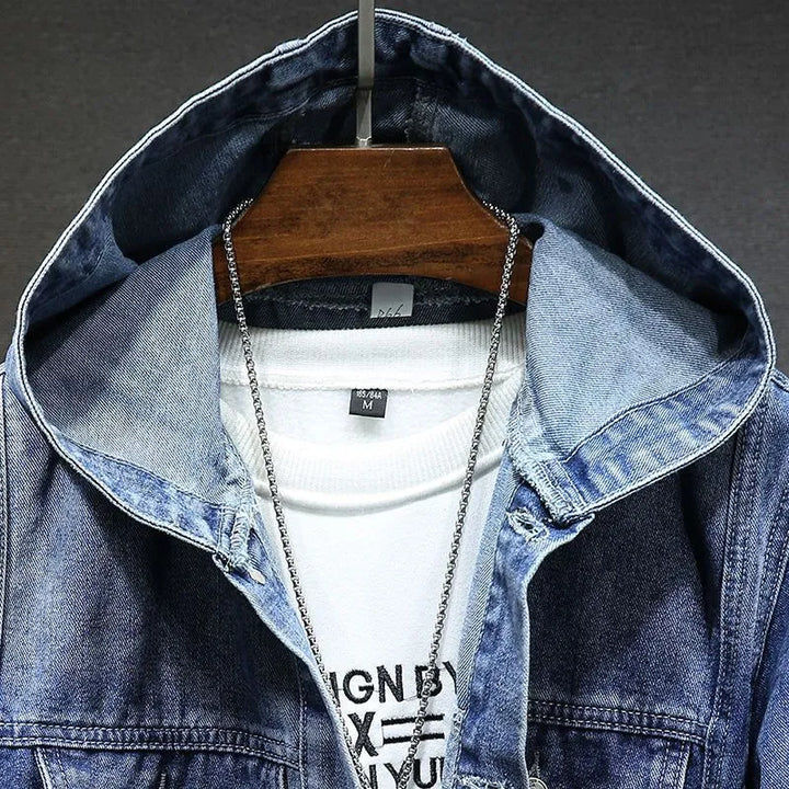 Veste en jean à capuche Samson