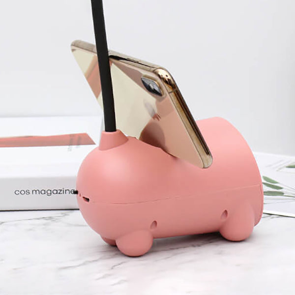 LumiBunny - Lampe de bureau LED avec contrôle tactile et support de stylo