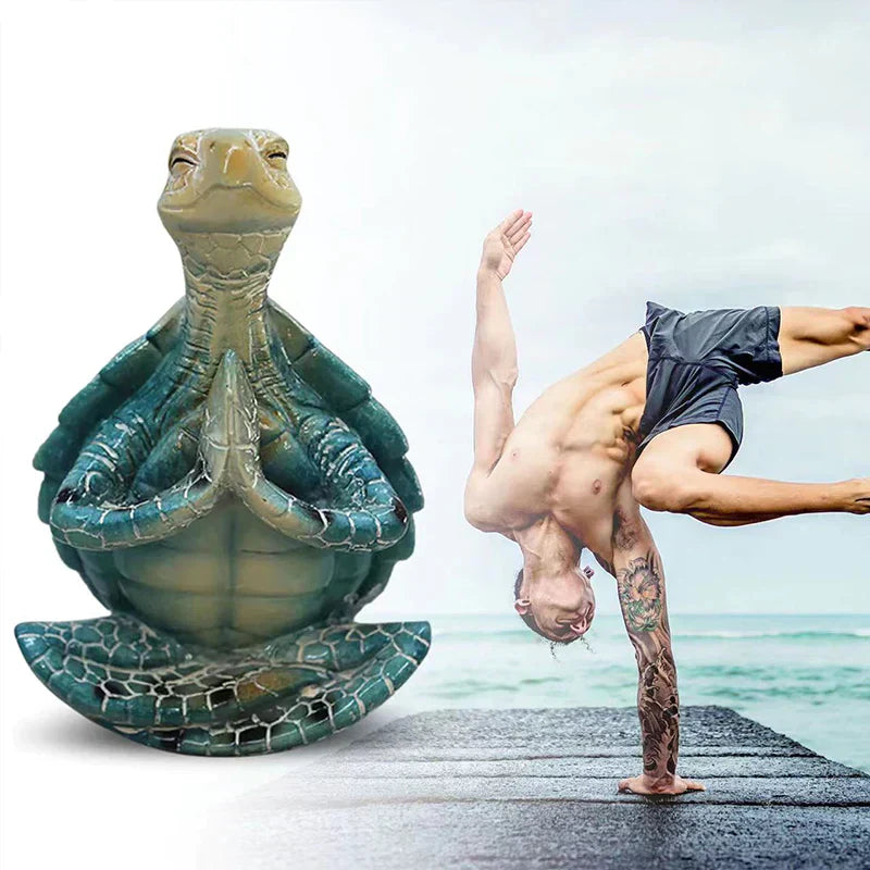 Figurine Décorative Zen Tortue - Design Apaisant avec de Fines Détails