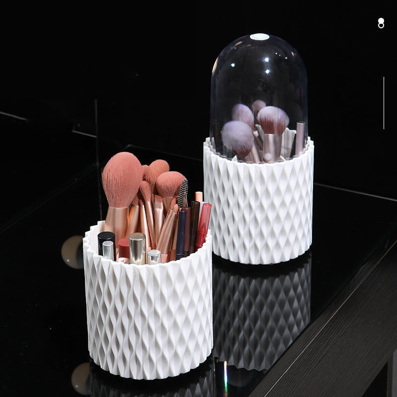 GlamSpin - Brosse de maquillage rotative et organisateur cosmétique