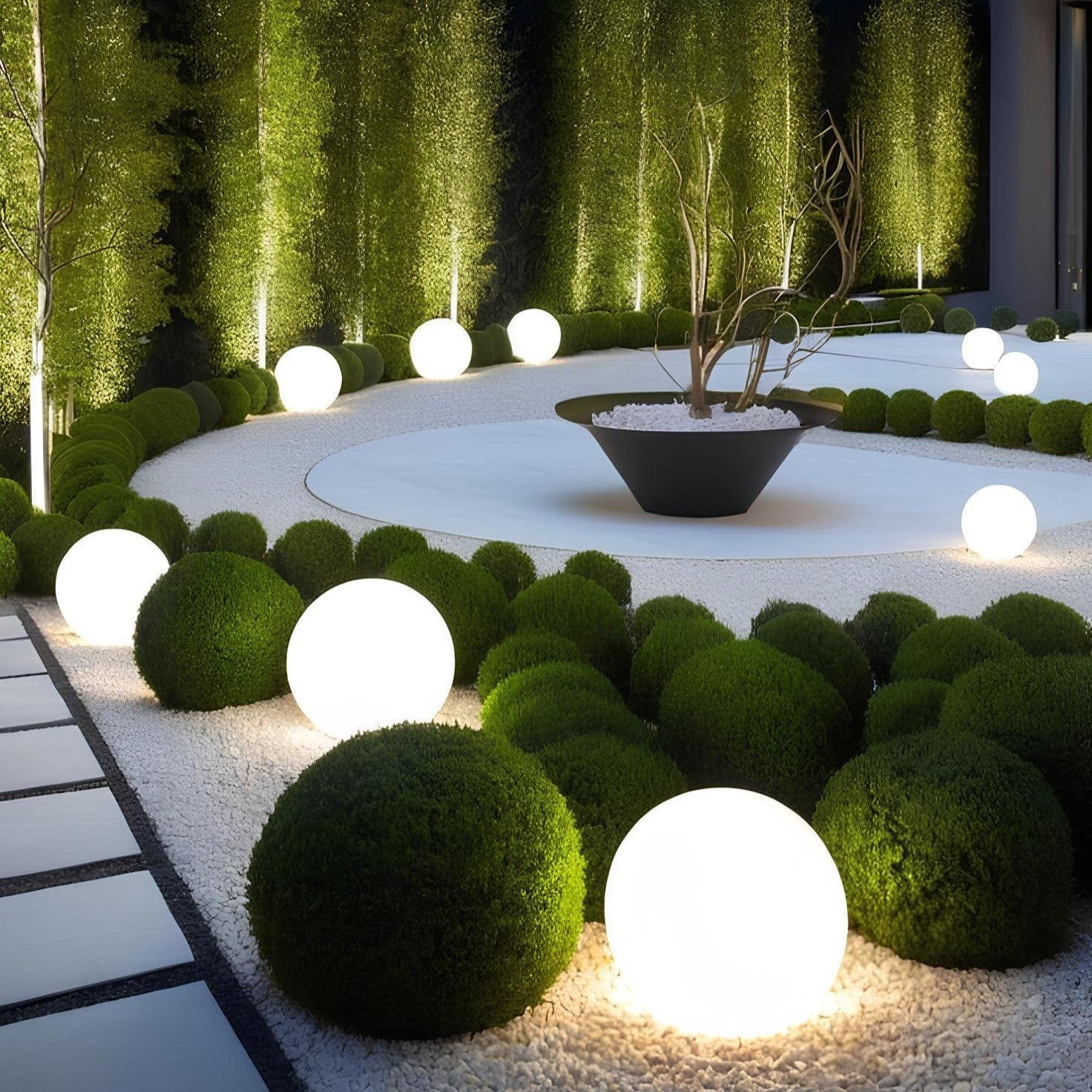 Lampe de jardin LED NovaSmart avec lumière multicolore et fonction intérieure