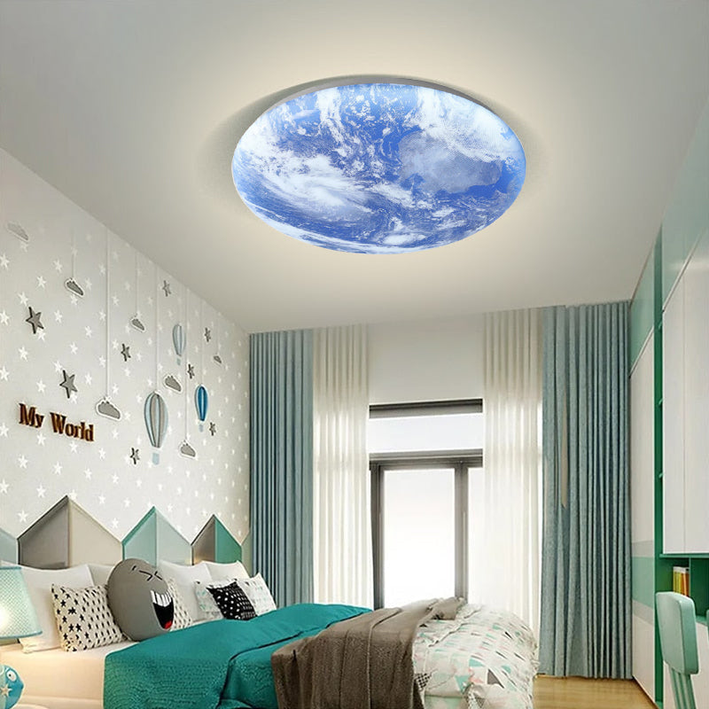 TerraGlow - Luminaire de plafond circulaire inspiré de la terre