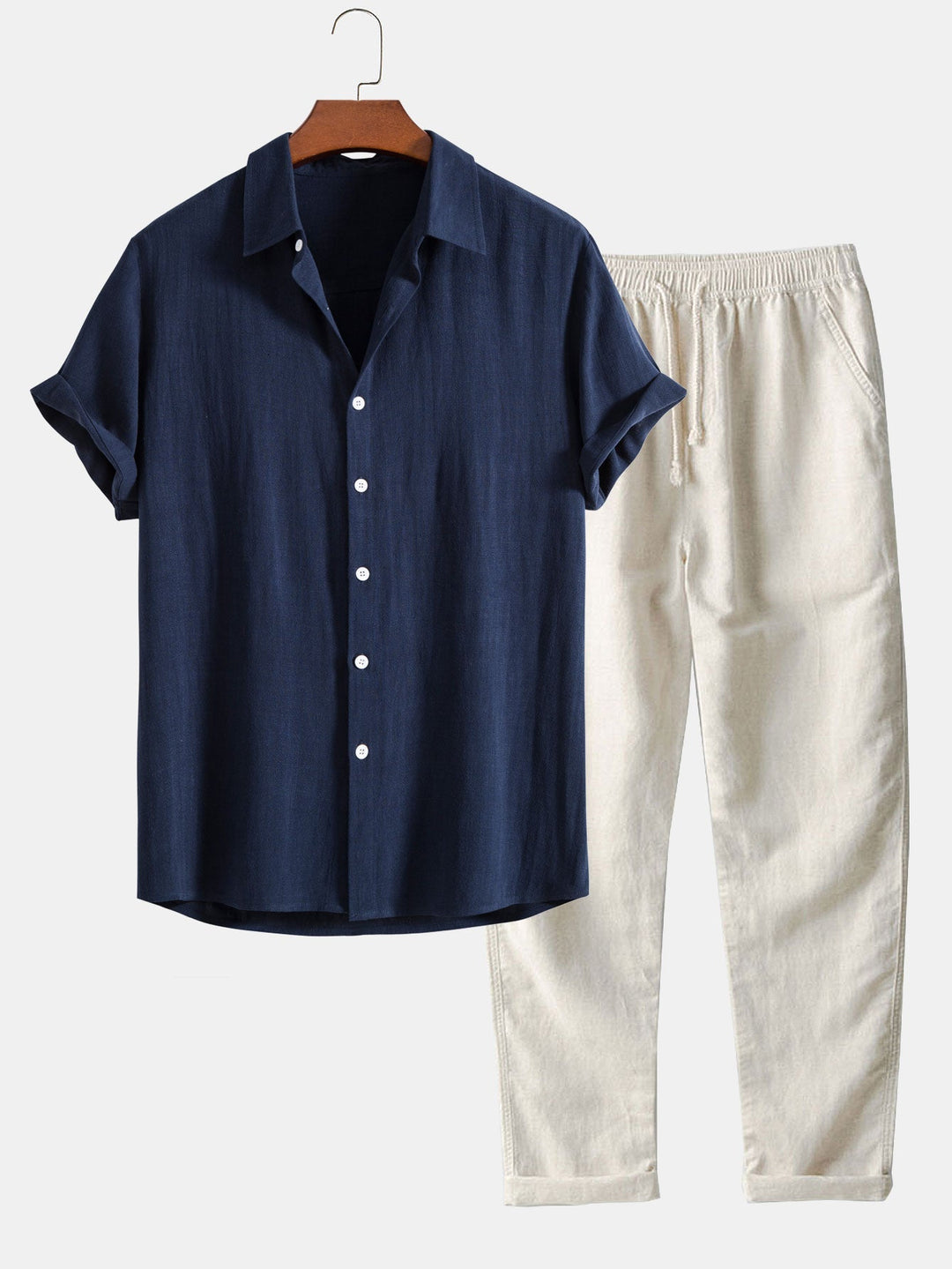 Troy – Jupe d'été et ensemble pantalon en lin pour hommes - Chic d'été