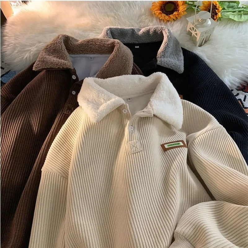 Hugo - Pull en fleece classique pour un confort hivernal ultime