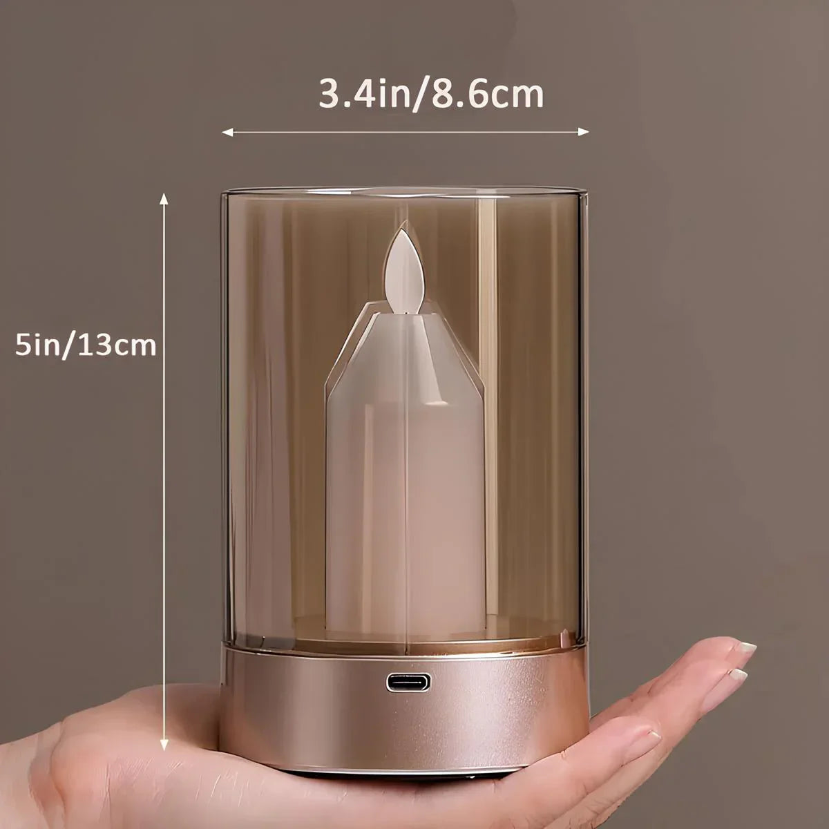 GlowFlicker - Lampe LED réaliste avec effet de flamme