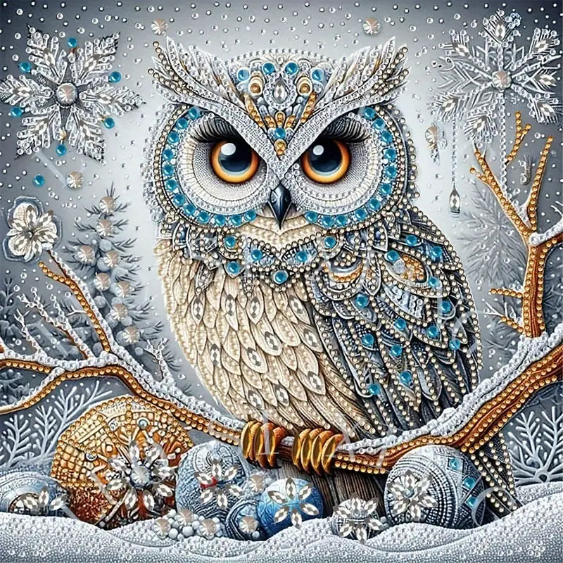 LumiOwl - Élégance étincelante dans l'art du diamant