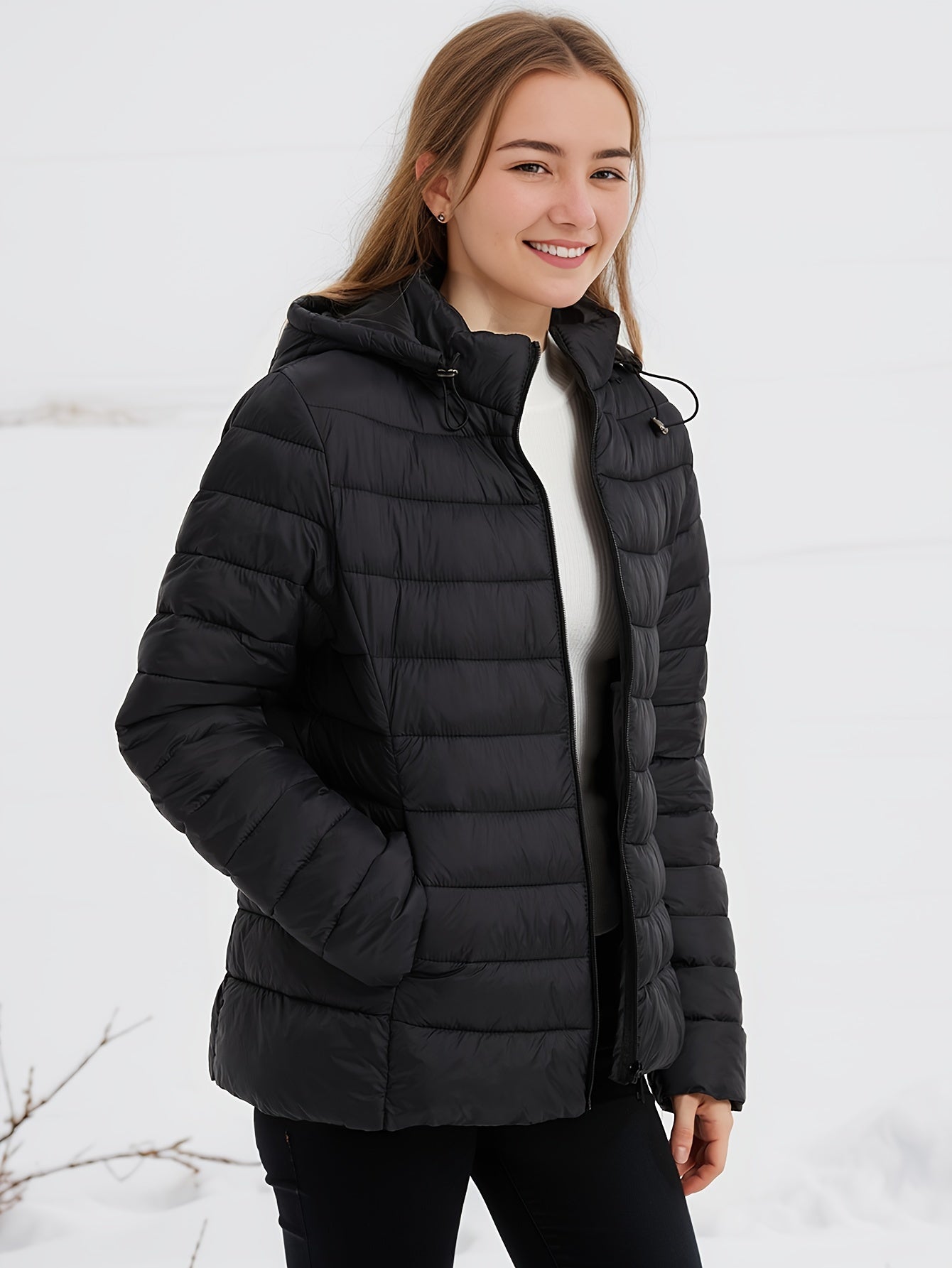 Emilie - Veste chaude avec capuche et fermeture éclair