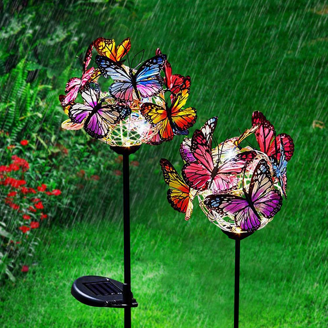 LumaFlare - Lampes solaires en forme de papillon